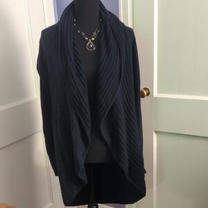 JustFab Deep Blue Women's Cardigan